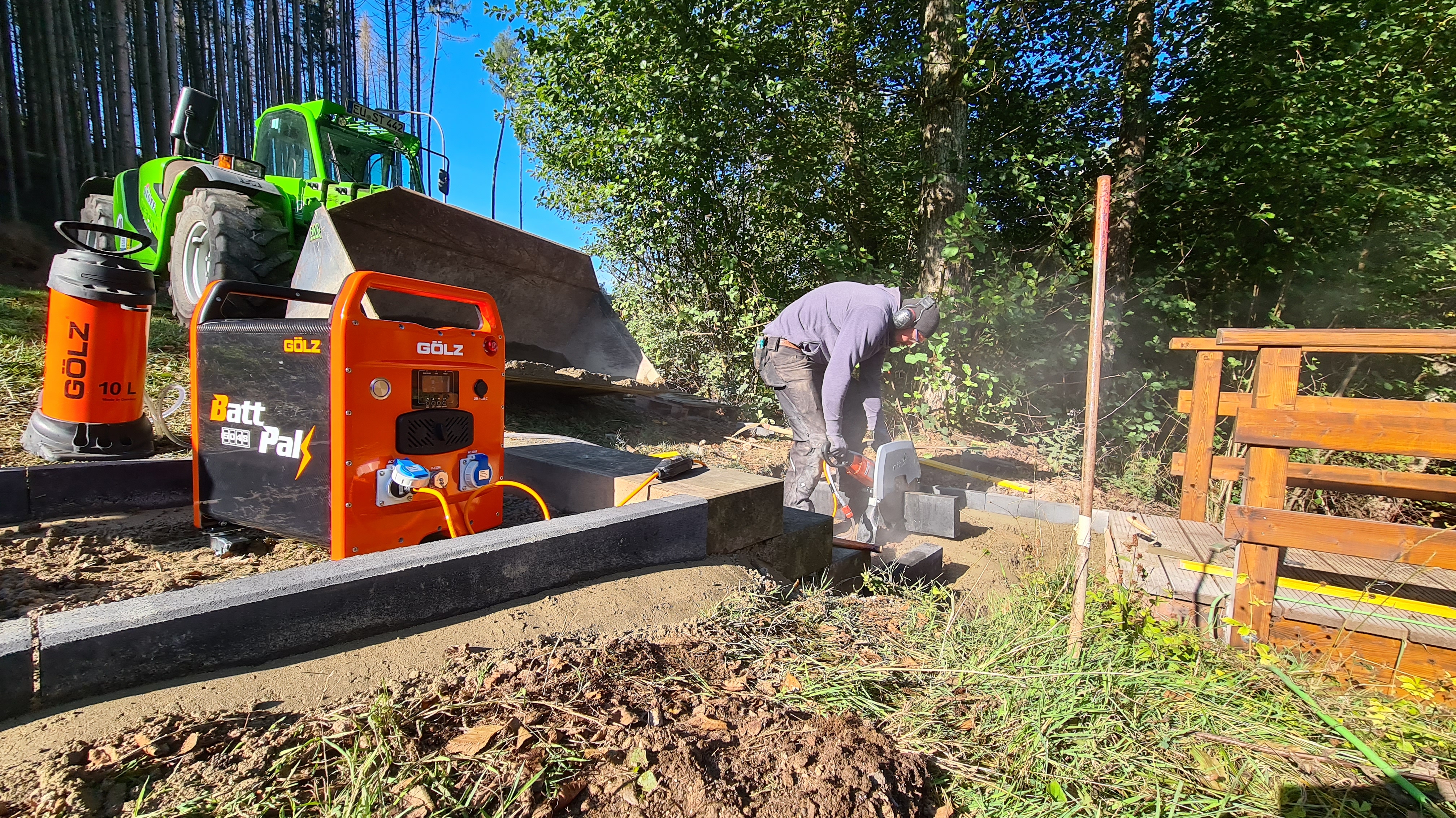 Batteriegeneratorl&ouml;sung